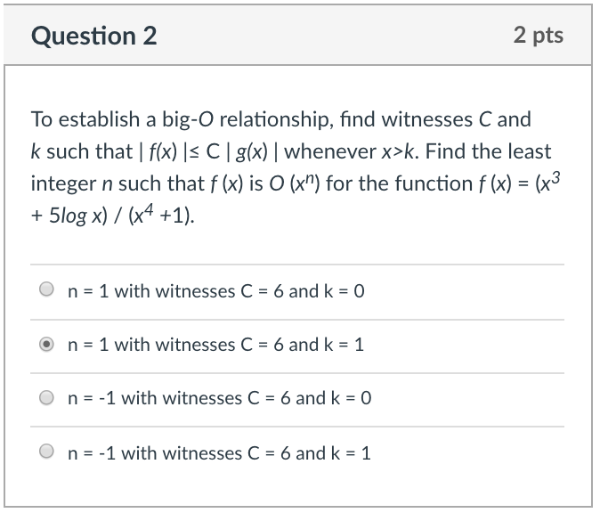 Solved Question 15 2 Pts What Is The Worst-case Time | Chegg.com