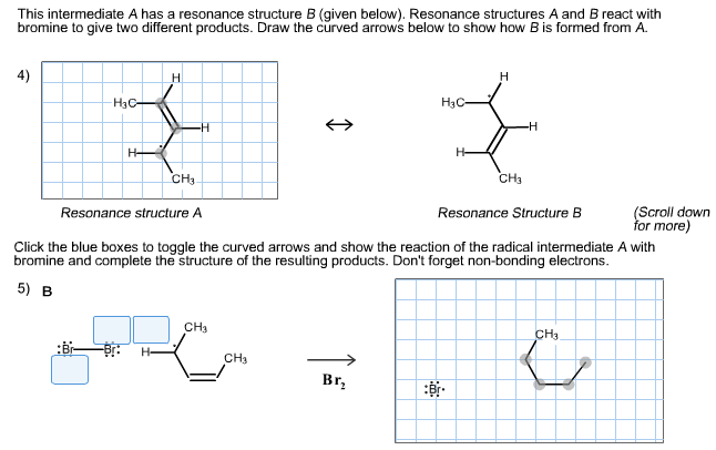 Solved This Intermediate A Has A Resonance Structure B | Chegg.com