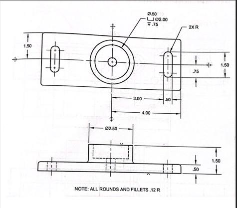 Solved Draw the three views of the objects converting the | Chegg.com