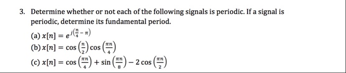 Solved 3. Determine whether or not each of the following | Chegg.com