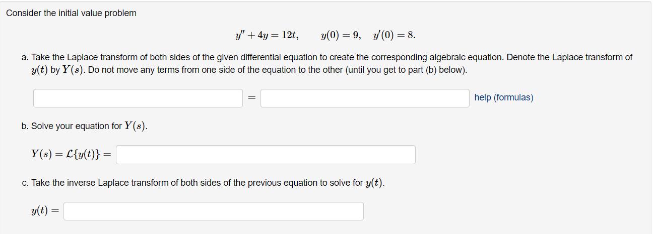 Solved Consider The Initial Value Problem | Chegg.com