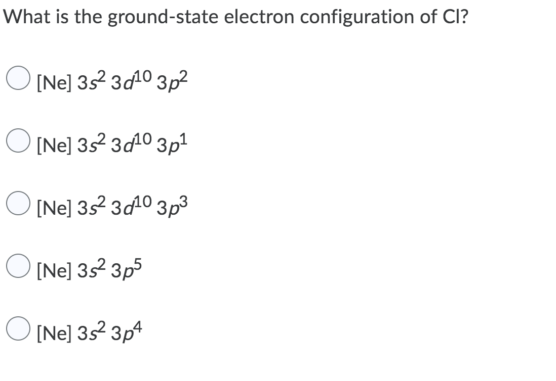 Solved What is the electron configuration of the Iron(III)