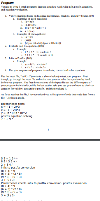 Solved This program needs to be in C. NOT JAVA. each program | Chegg.com