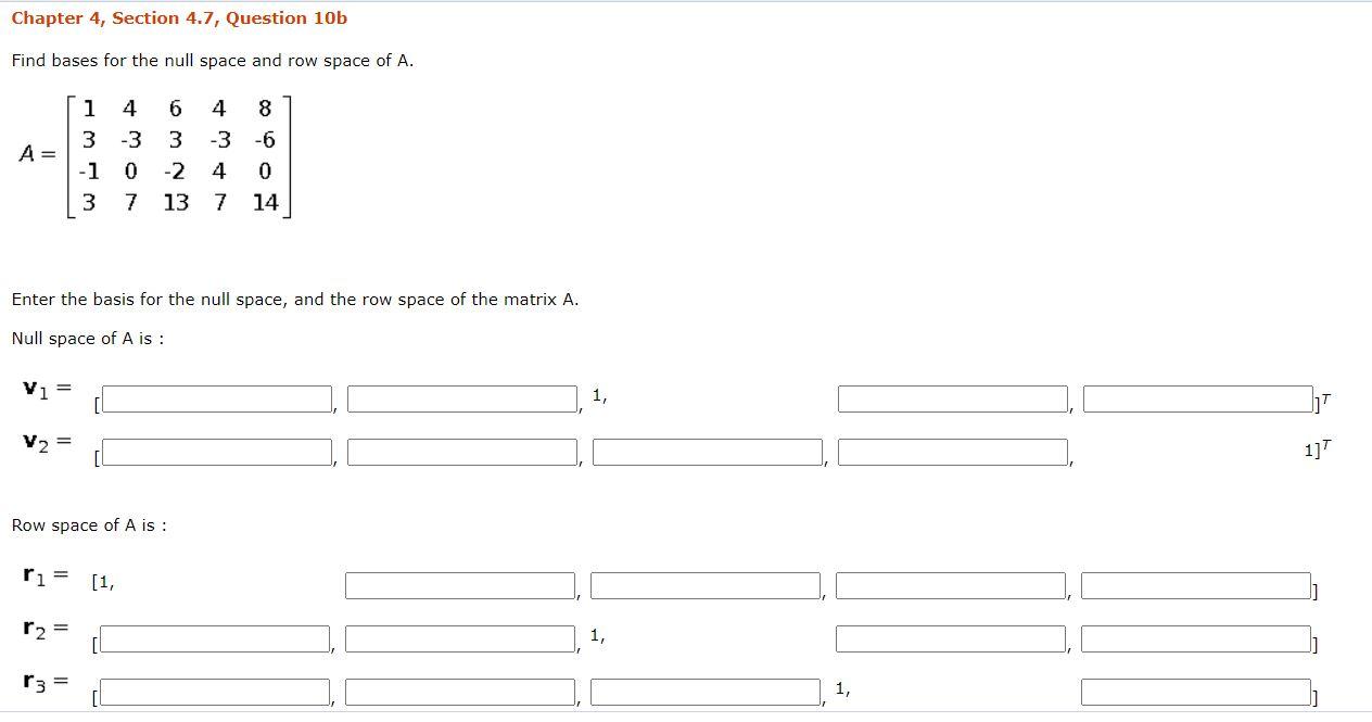 Solved Chapter 4, Section 4.6, Question 01b Consider The | Chegg.com