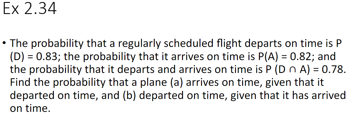 Solved - The probability that a regularly scheduled flight | Chegg.com
