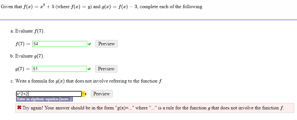 Solved Given That F X X 5 Where F X Y And G X Chegg Com