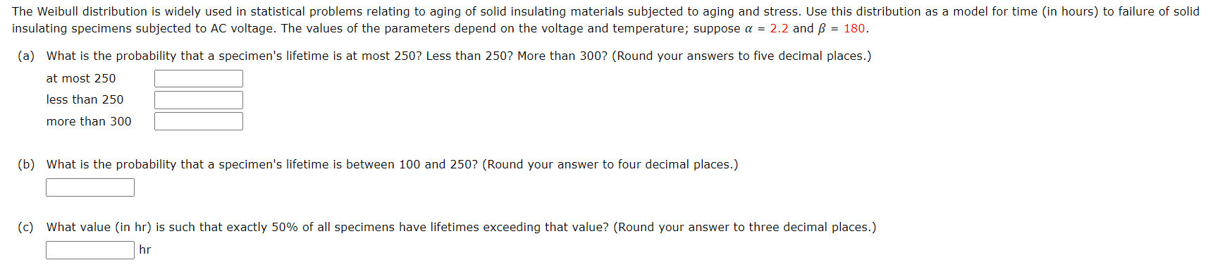 Solved insulating specimens subjected to AC voltage. The | Chegg.com