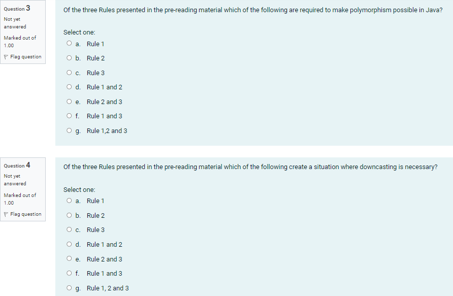 Solved Rule 1 An Object Of A Class Can Be Referenced By A 