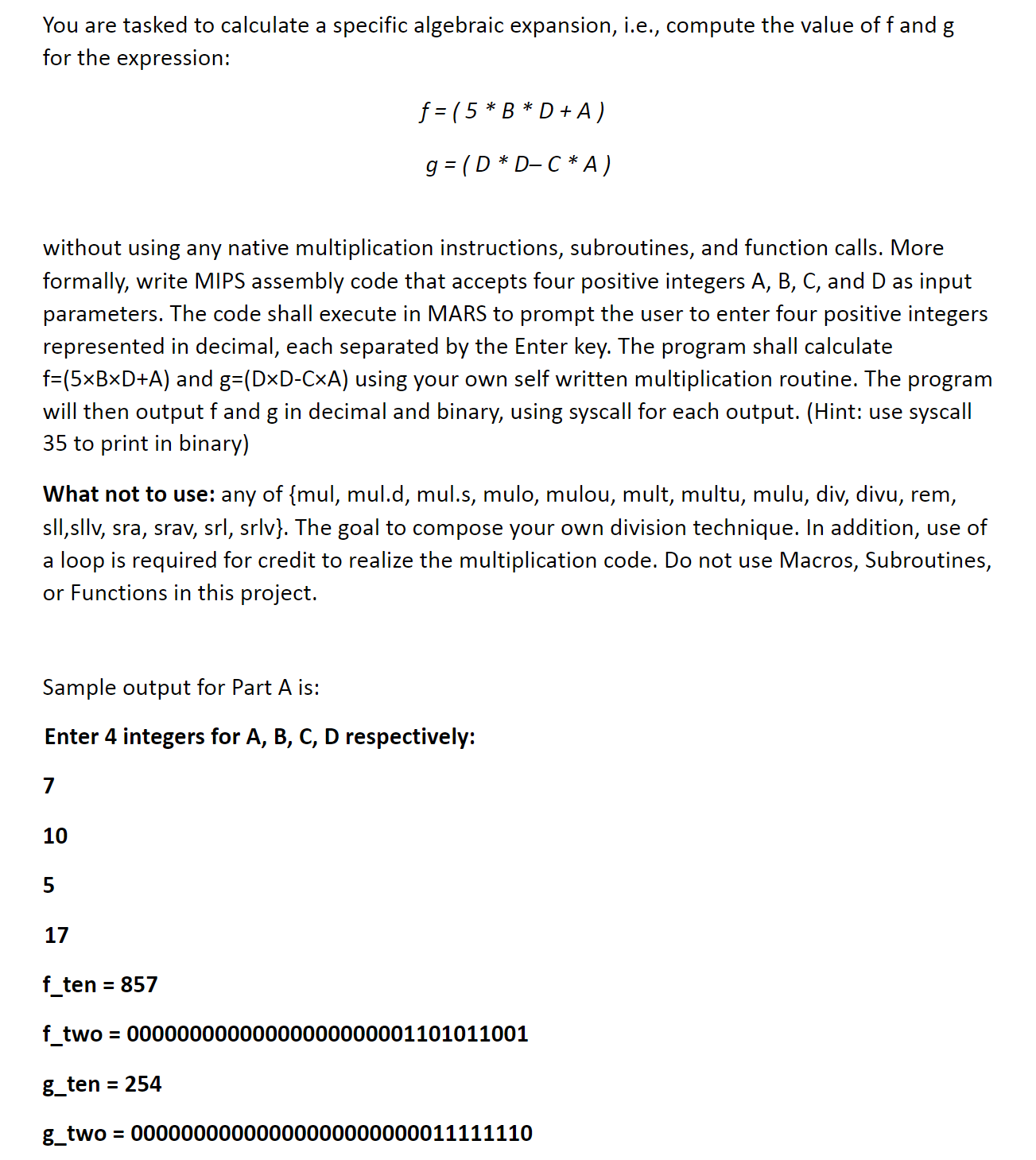 Solved Write In MIPS Assembly Code Please.You Are Tasked To | Chegg.com