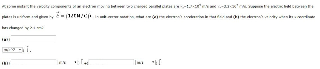 Solved At some instant the velocity components of an | Chegg.com