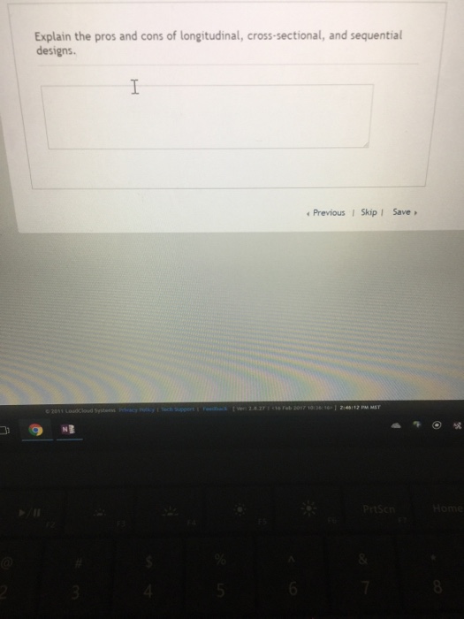 Solved Explain the pros and cons of longitudinal,