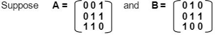 Solved (a) The Join Of A And B. (b) The Meet Of A And B. (c) | Chegg.com