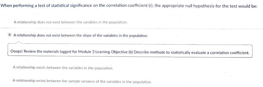 Solved When Performing A Test Of Statistical Significance On | Chegg.com