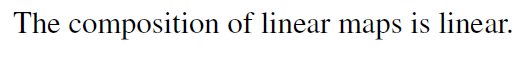 Solved The composition of linear maps is linear. | Chegg.com