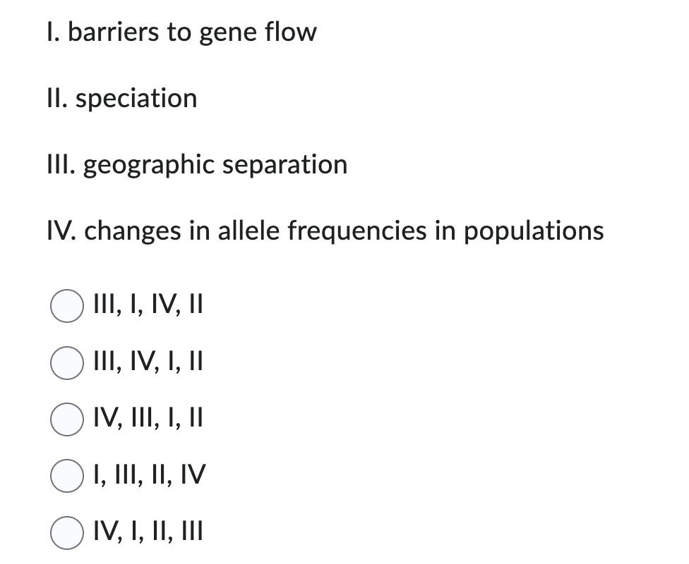 solved-i-barriers-to-gene-flow-ii-speciation-iii-chegg