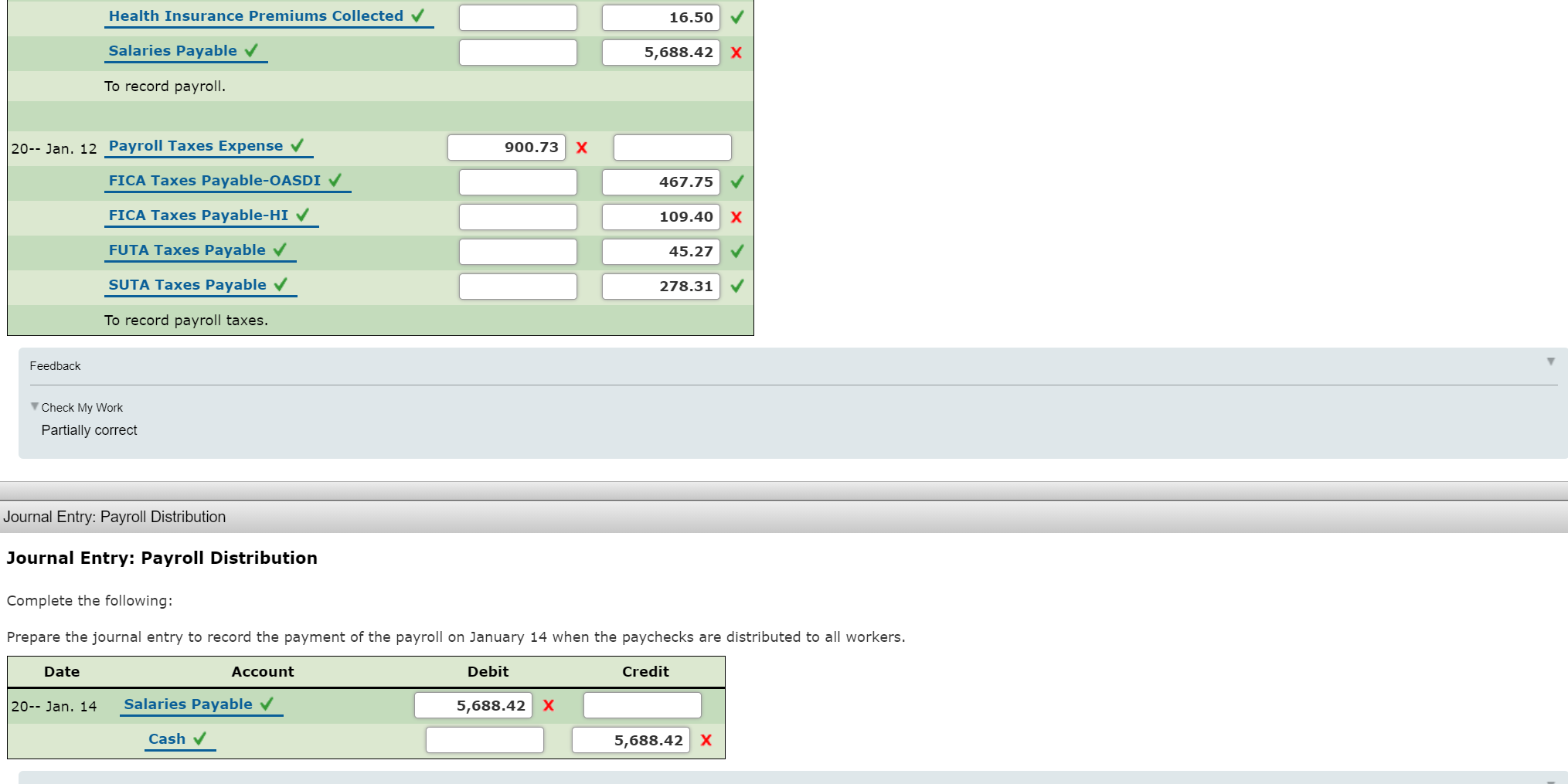 Solved Continuing Payroll Problem, 6A Chapter 6 You have
