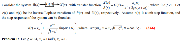 X S Consider The System R S G X S With Transfe Chegg Com