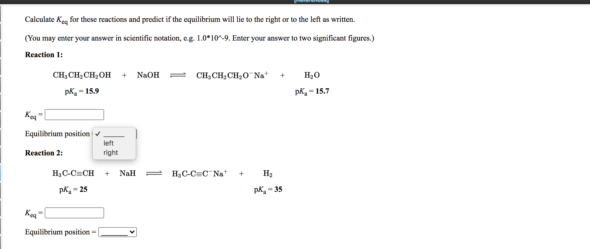 Solved Calculate Keq For These Reactions And Predict If The | Chegg.com