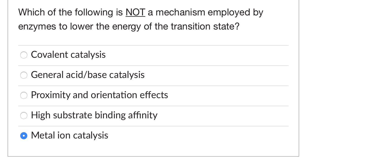 Solved Question 24 2 pts Which of the following is NOT one | Chegg.com