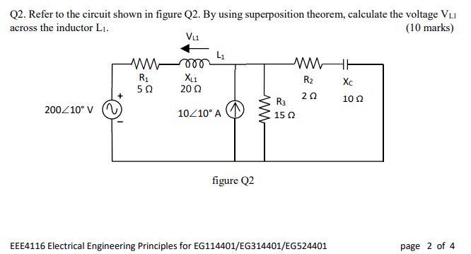 Solved Q2. Refer to the circuit shown in figure Q2. By using | Chegg.com