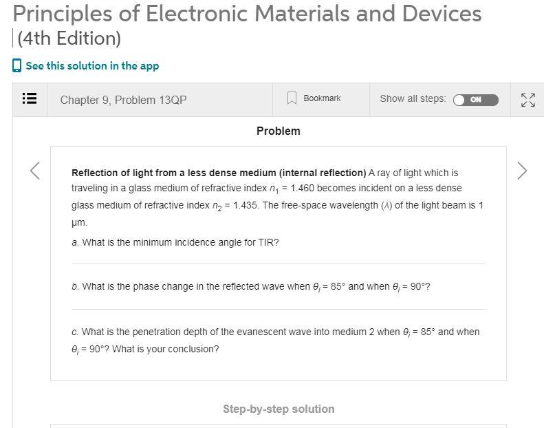 Principles of Electronic Materials and Devices 4th Solution: Giải Pháp Hiệu Quả Cho Sinh Viên