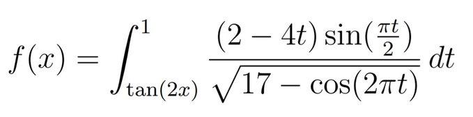 Solved Find the equation of the tangent line of f(x) at x = | Chegg.com