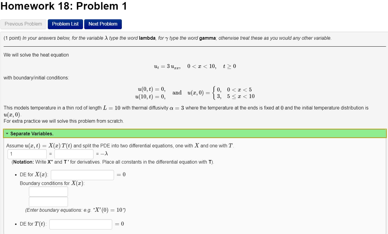 Solved Homework 18: Problem 1 Previous Problem Problem List | Chegg.com