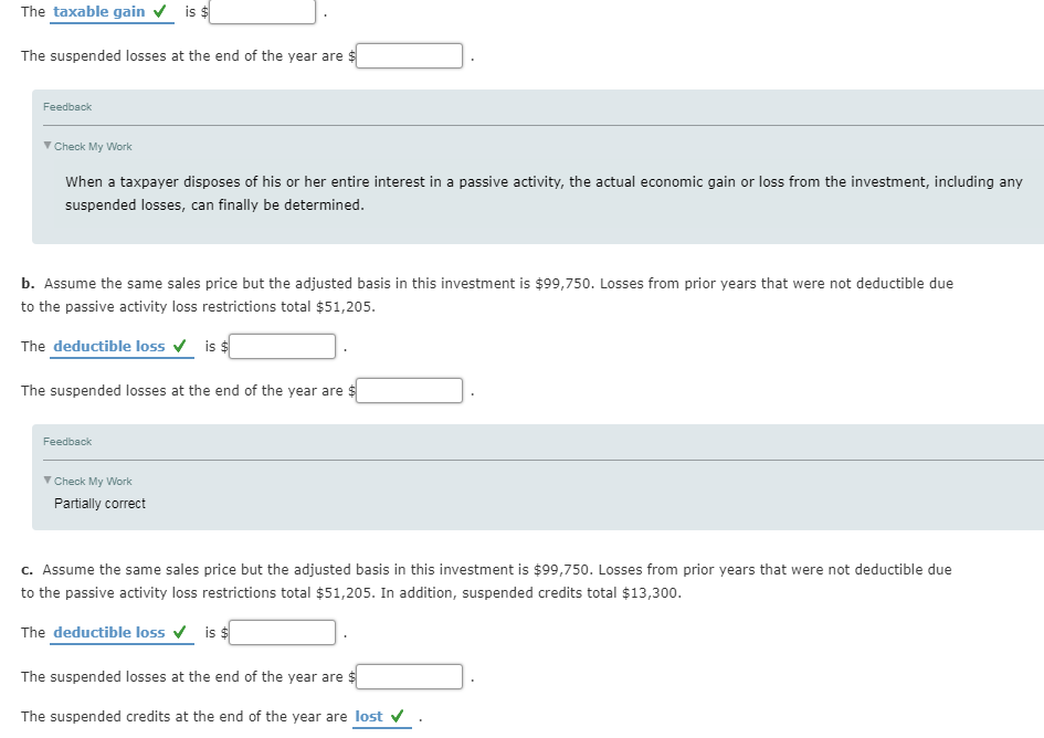 Solved Leon sells his interest in a passive activity for