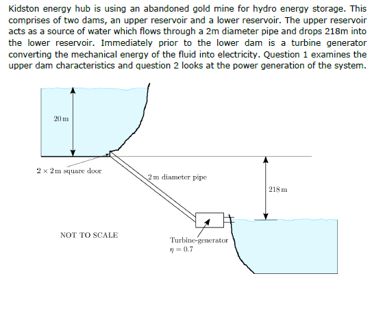 Solved Kidston energy hub is using an abandoned gold mine | Chegg.com