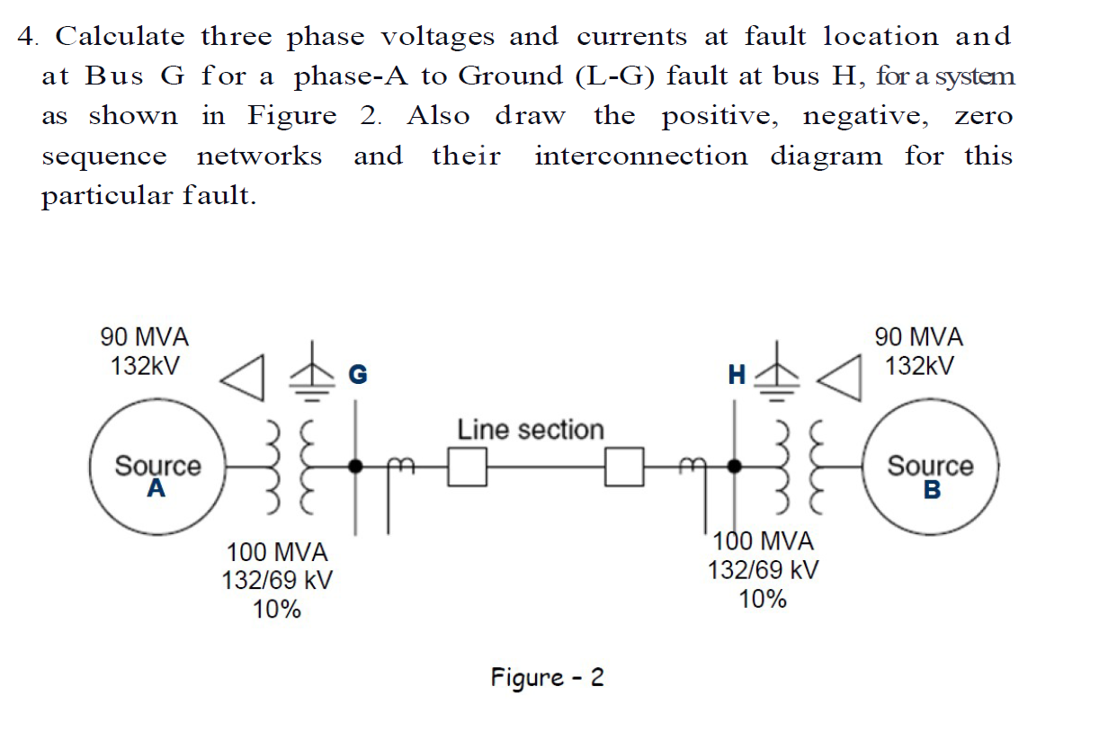 Solved 4. Calculate three phase voltages and currents at | Chegg.com