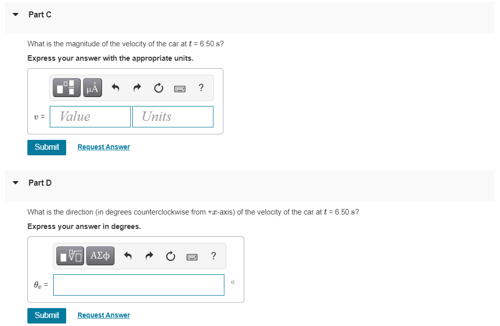 Solved A remotecontrolled car is moving in a vacant parking