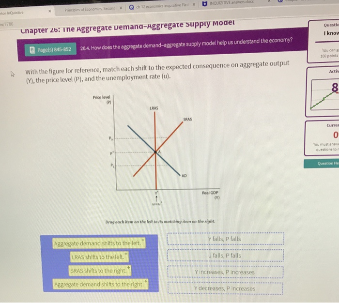 solved inflation willselect one:a. decrease... Solved IN 2UZTVE × x Q ch 12 economics nquizitive Fla. ton | Chegg.com