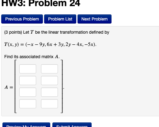 Solved HW3: Problem 20 Previous Problem Problem List Next | Chegg.com