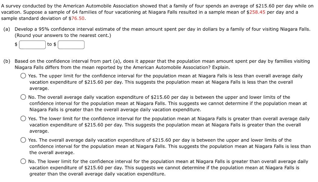Solved A survey conducted by the American Automobile
