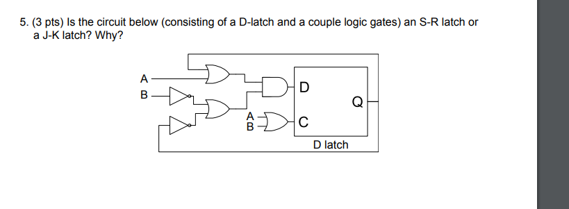 Solved 5. (3 Pts) Is The Circuit Below (consisting Of A | Chegg.com