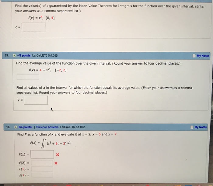 solved-find-the-value-s-of-c-guaranteed-by-the-mean-value-chegg