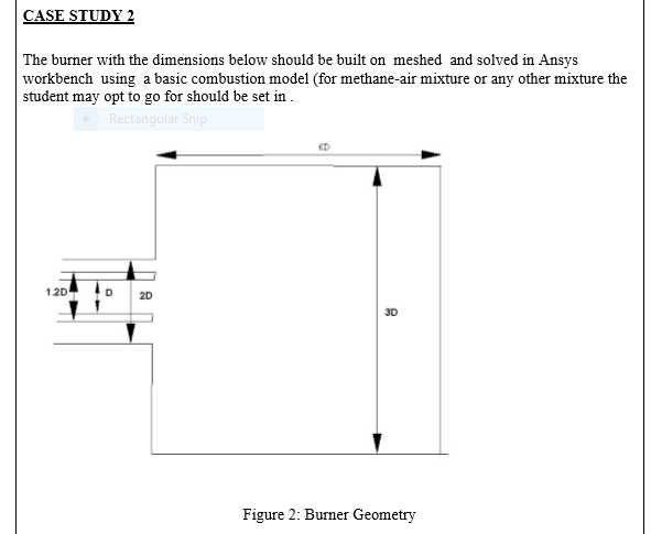 CASE STUDY 2 The burner with the dimensions below | Chegg.com