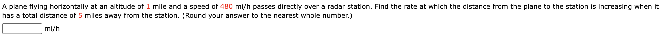 Solved ias a total distance of 5 miles away from the | Chegg.com
