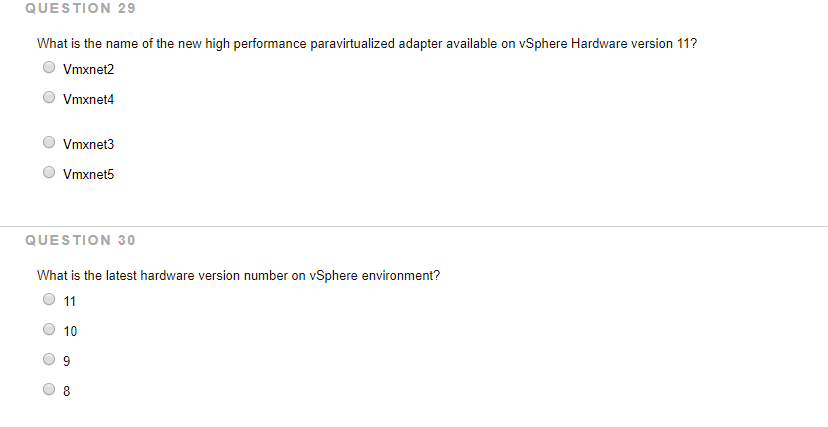 Solved QUESTION 1 The ESXi host must have exclusive access | Chegg.com