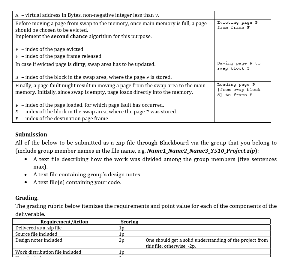 Description The task is to implement a program that | Chegg.com