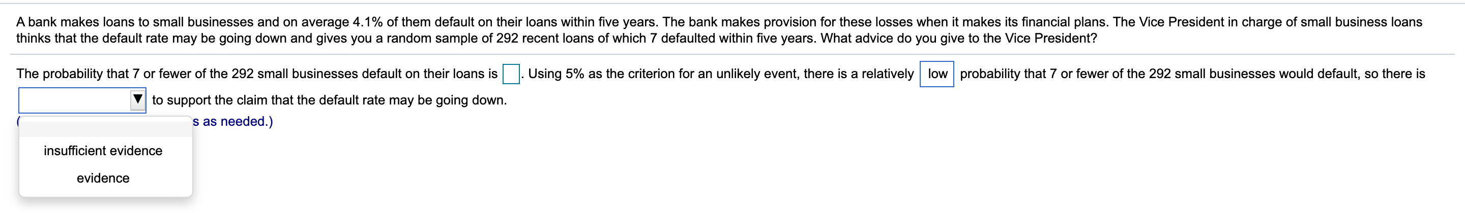 solved-a-bank-makes-loans-to-small-businesses-and-on-average-chegg