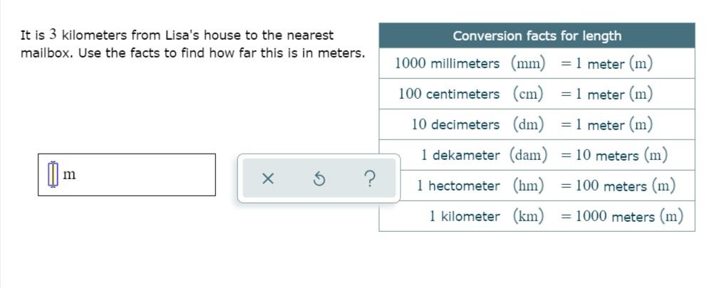 Solved It Is 3 Kilometers From Lisa S House To The Neares Chegg Com