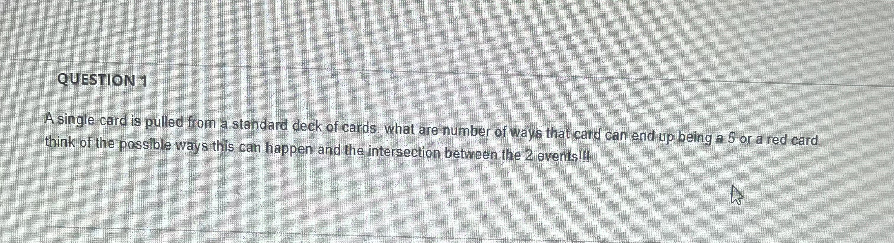 solved-a-single-card-is-pulled-from-a-standard-deck-of-c