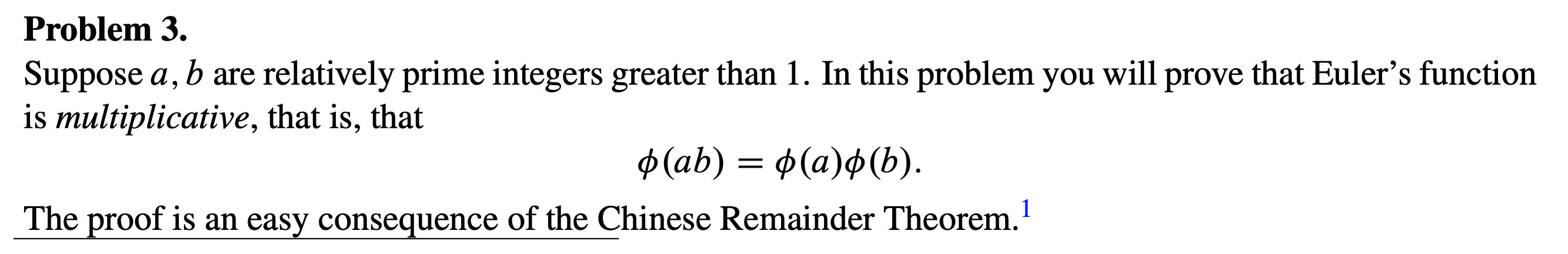 Problem 3. Suppose A, B Are Relatively Prime Integers | Chegg.com