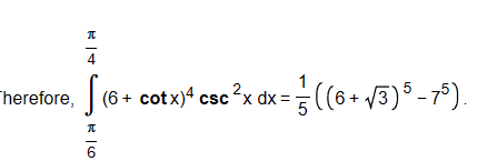 Solved Evaluate The Following Definite Integral. 