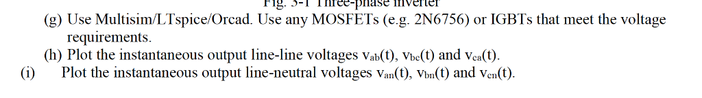 A three-phase bridge inverter PWM modulation as shown | Chegg.com