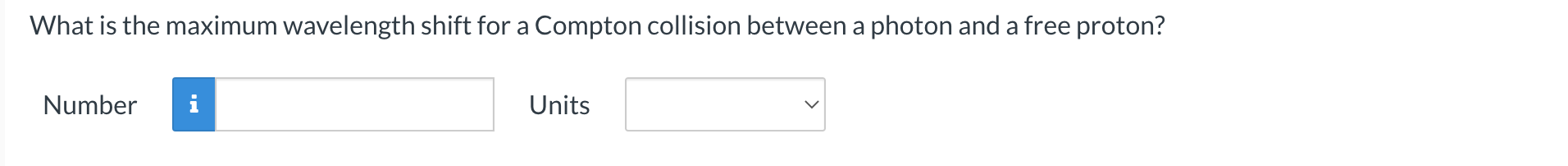 Solved What is the maximum wavelength shift for a Compton | Chegg.com