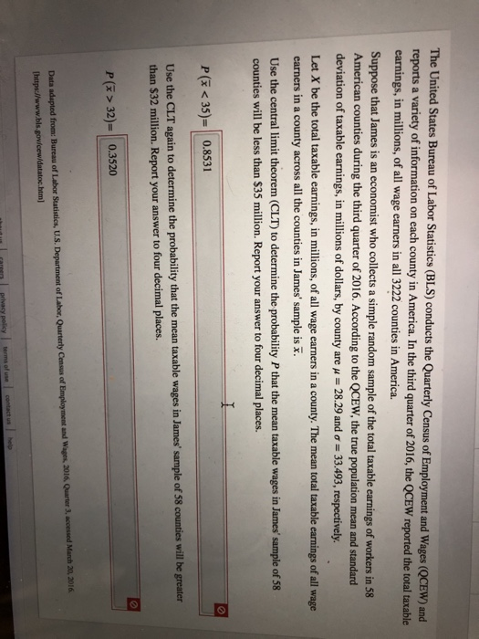 Solved The United States Bureau Of Labor Statisties (BLS) | Chegg.com