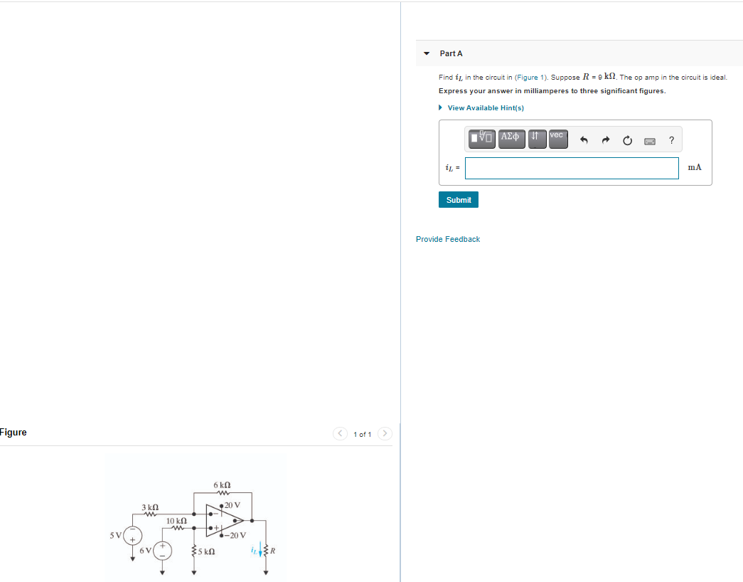 Solved Part A Find it in the circuit in (Figure 1). Suppose | Chegg.com
