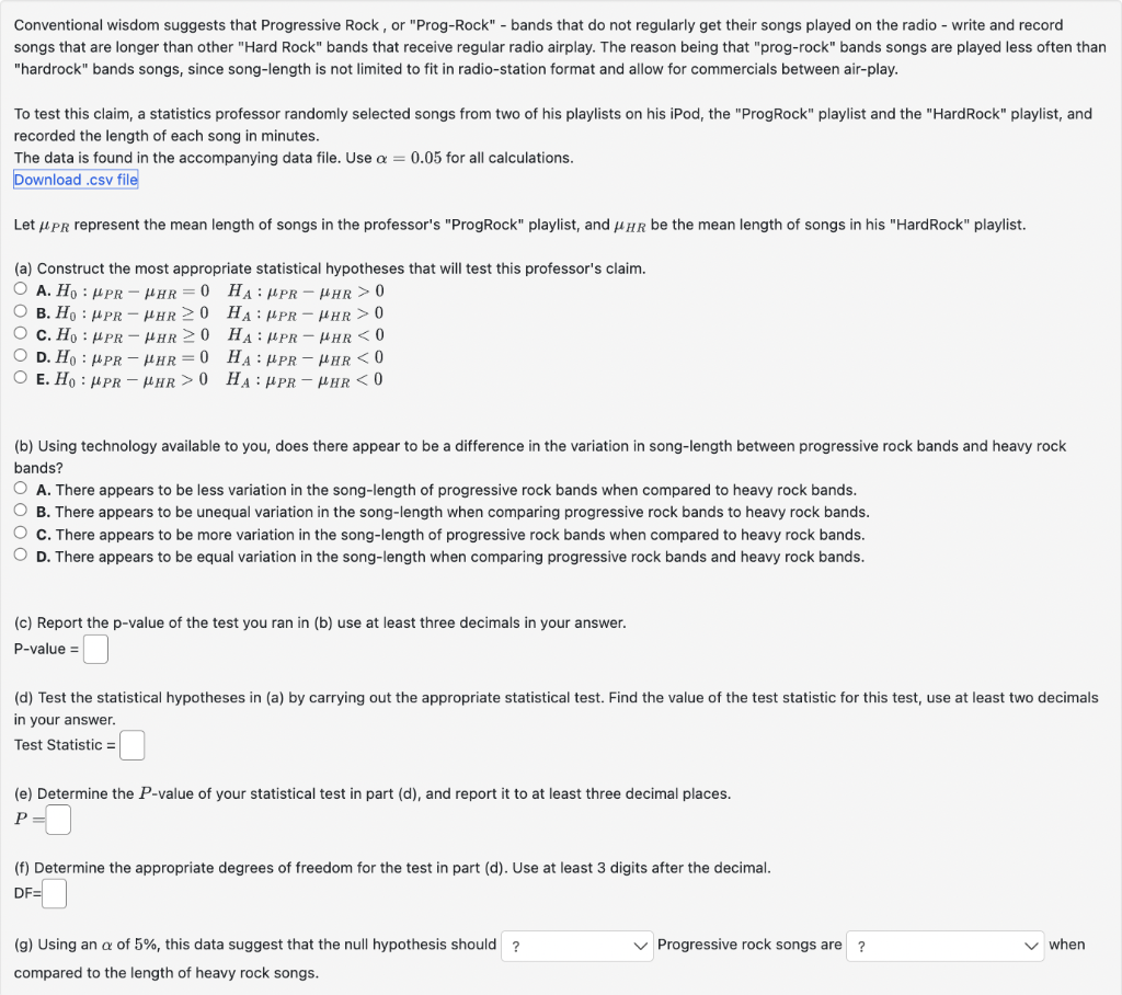 Solved Please answer i will like your answer. the csv file | Chegg.com